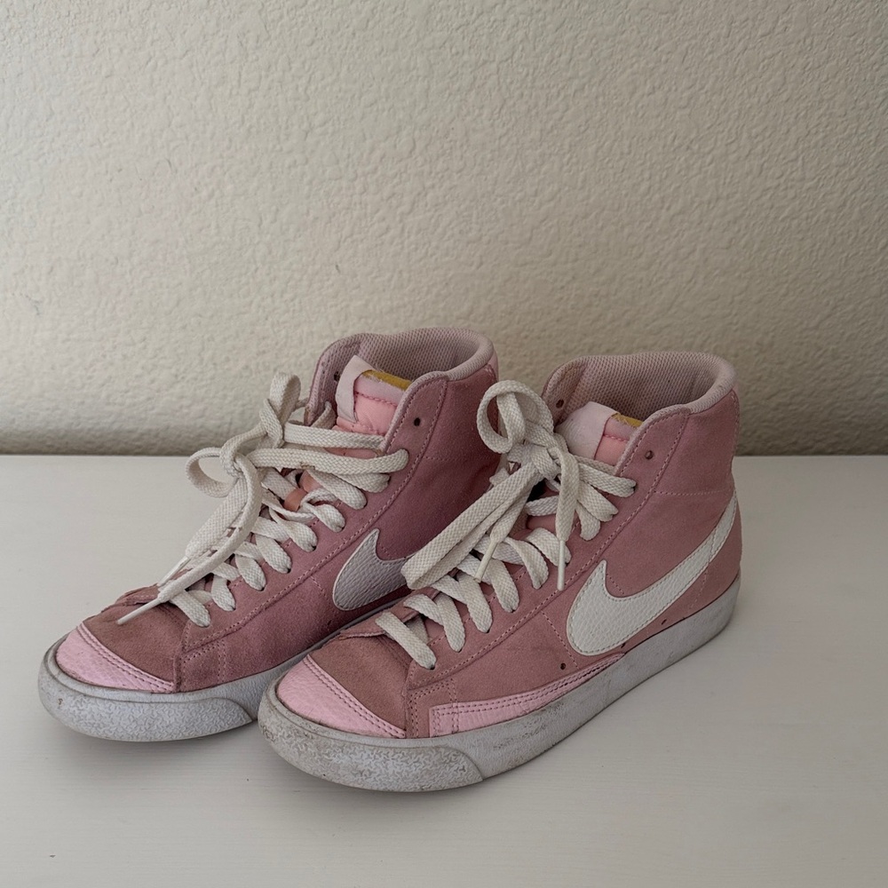 Pink Nike Blazers